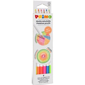 Creioane colorate PRIMO Minabella MC525106, 6 culori