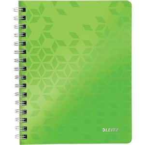 Caiet de birou LEITZ, matematica, A5, 80 file, legatura spirala, verde