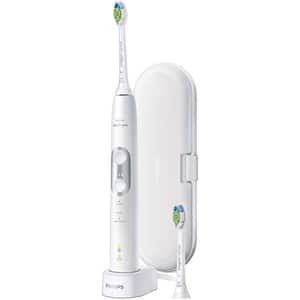 Periuta de dinti electrica PHILIPS Sonicare ProtectiveClean 6100 HX6877/29, 62000 miscari/min, 3 programe, 2 capete, alb