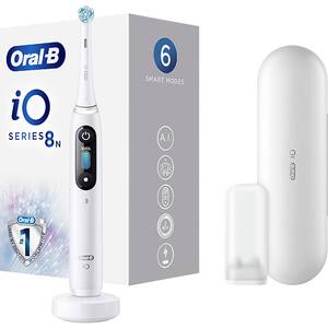 Periuta de dinti electrica ORAL-B iO 8, Bluetooth, Curatare 3D, 6 programe, 1 capat, alb
