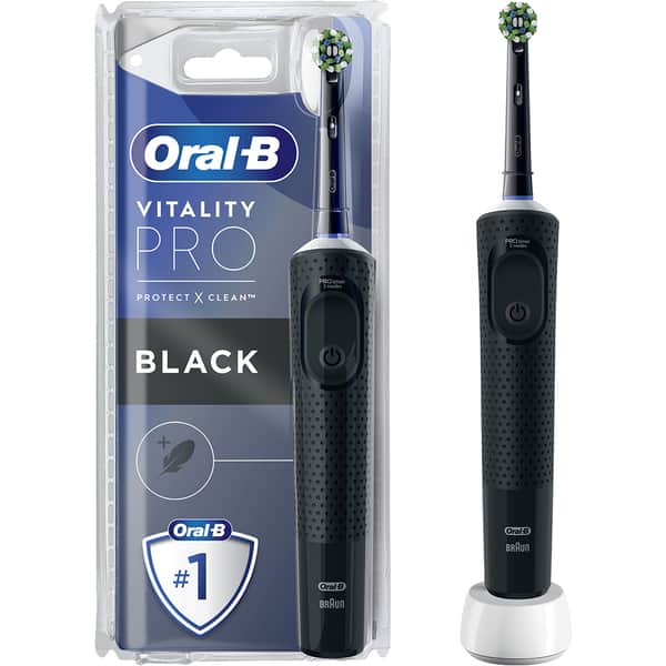 Periuta de dinti electrica ORAL-B Vitality Pro, 7600 oscilatii/min, Curatare 2D, 3 programe, 1 capat, negru