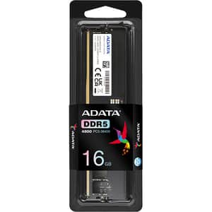 Memorie desktop ADATA U-DIMM, 16GB DDR5, 4800MHz, CL40, AD5U480016G-S