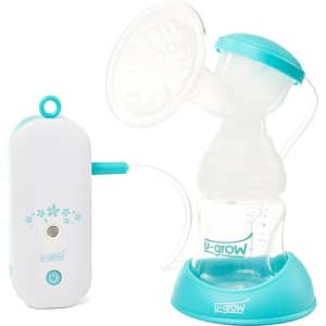 Pompa de san electrica U-GROW U003-EPBP, 140ml, alb-albastru 