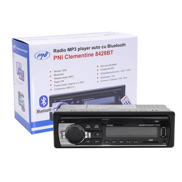 Player auto PNI Clementine 8428BT 4 x 45W, Bluetooth, USB