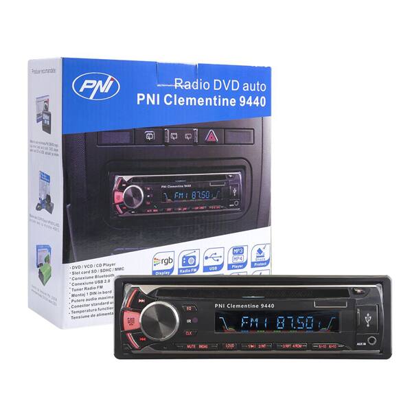 Player auto PNI Clementine 9440, 4 x 45W, Bluetooth