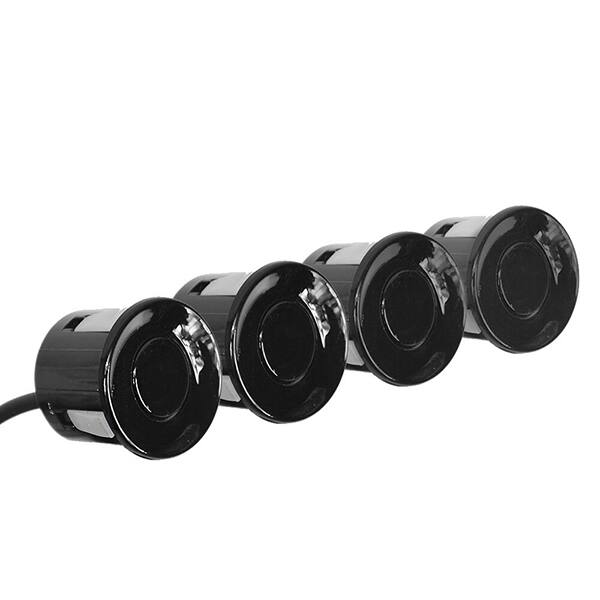 Senzori parcare PNI Escort P03 B cu afisaj in oglinda, 4 senzori, 25 mm, negru