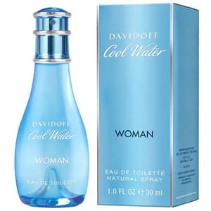 Apa de toaleta DAVIDOFF Cool Water, Femei, 30ml