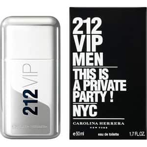 Apa de toaleta CAROLINA HERRERA 212 VIP Men, Barbati, 50ml