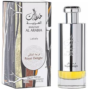 Apa de parfum LATTAFA PERFUMES Khaltaat Al Arabia Silver, Barbati, 100ml