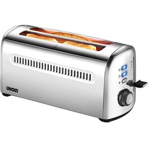 Prajitor de paine UNOLD Retro U38366, 4 felii, 1500W, argintiu-negru