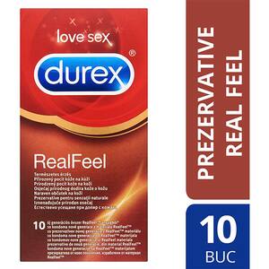 Prezervative DUREX Real Feel, 10buc