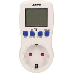 Priza programabila ORNO OR-PRE-409(GS), 3680W, 16A, alb