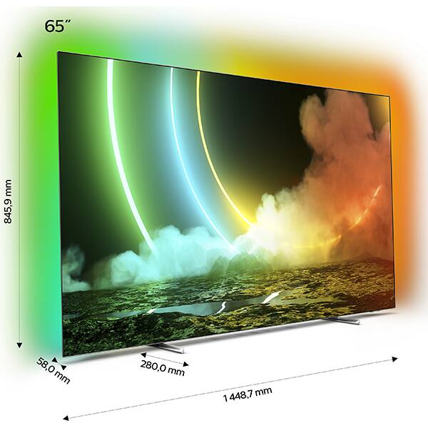 Televizor OLED Smart PHILIPS 65OLED706, Ultra HD 4K, HDR, 164cm