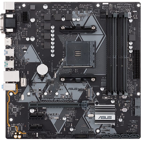 Placa De Baza Asus Prime B450m A Socket Am4 Micro Atx
