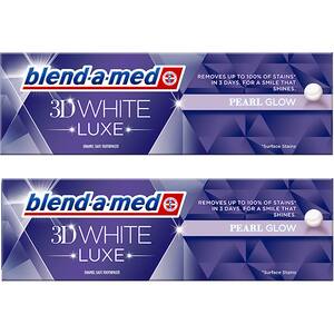 Pasta de dinti BLEND-A-MED 3D White Luxe, 2buc x 75ml