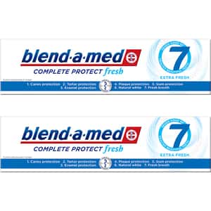 Pasta de dinti BLEND-A-MED Complete Protect 7, 2buc x 100ml