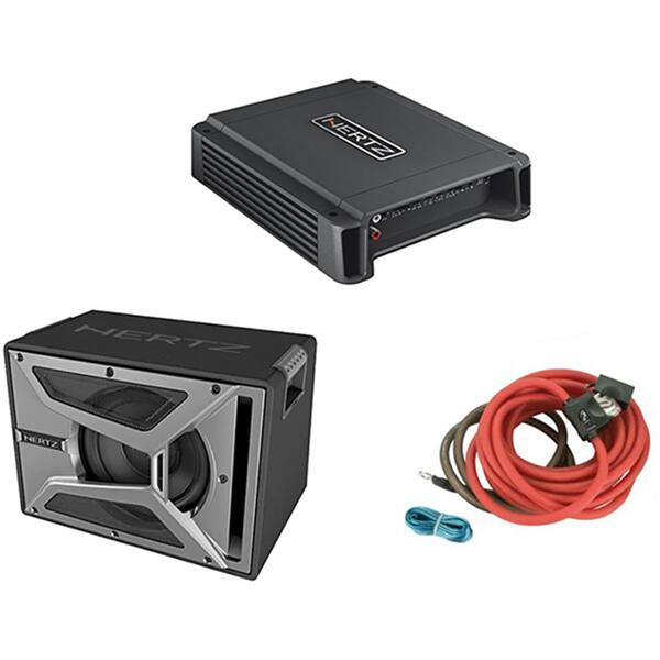 Pachet auto HERTZ EBX 300.5 + Amplificator HCP1D + kit cabluri FPK