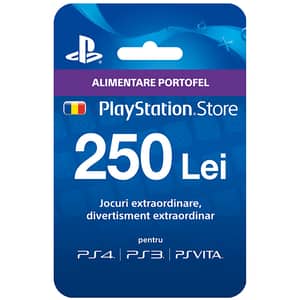 Card PSN (PlayStation Network) 250 lei