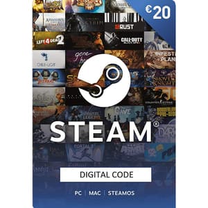 Credit electronic Steam Wallet 20 Euro