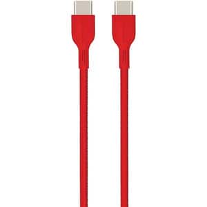Cablu date PROMATE PowerBeam-CC, USB-C - USB-C, 1.2m, rosu