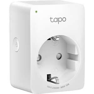 Priza smart TP-LINK Tapo P100, Wi-Fi, 2300W, 10A, alb