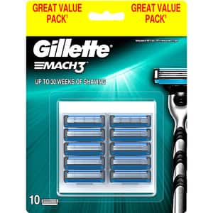 Rezerva aparat de ras GILLETTE Mach 3, 10 bucati