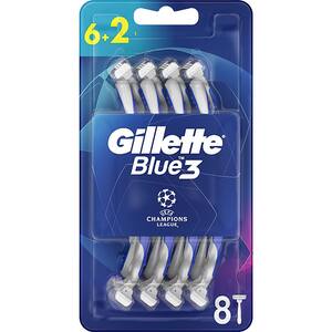 Aparat de ras de unica folosinta GILLETTE Blue 3, 8 bucati