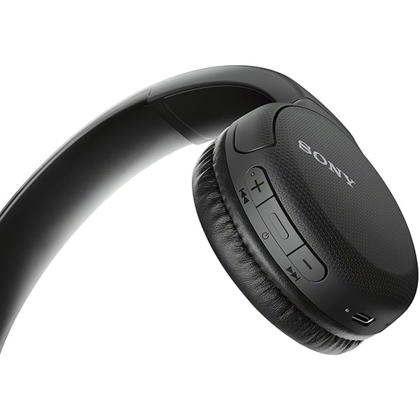 Casti SONY WH-CH510, Bluetooth, On-Ear, Microfon, negru