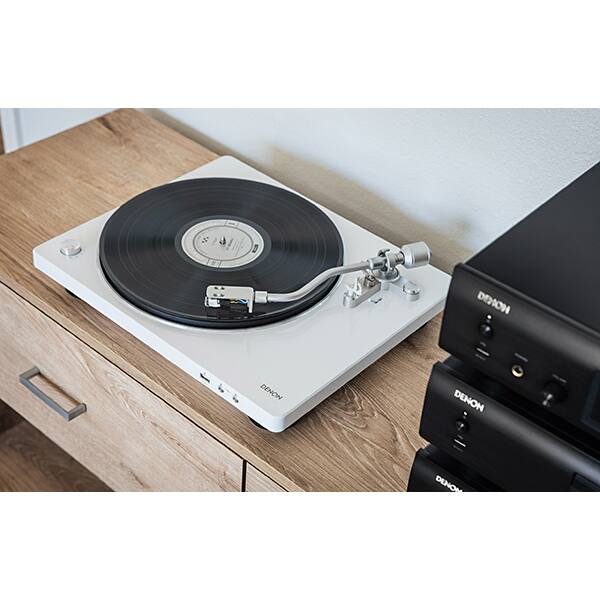 Pick-up DENON DP-450USB, RCA, USB, alb