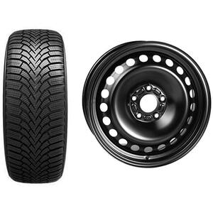 Roata completa Ford Focus - Janta otel ALCAR 8325 6.5x16 + anvelopa Iarna Sailun IceBlazer Alpine+ 205/55R16 91H + Senzor presiune ALCAR