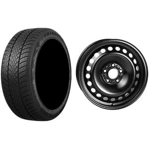 Roata completa Ford Focus - Janta otel ALCAR 8325 6.5x16 + anvelopa Iarna Triangle TW401 205/55R16 94V/XL + Senzor presiune ALCAR