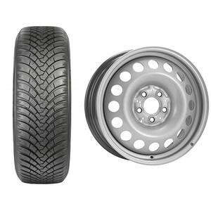 Roata completa Mercedes Clasa V - Janta otel ALCAR 9002 6.5x17 + anvelopa Iarna Falken HS01 225/55R17 101V XL + Senzor presiune ALCAR