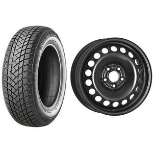 Roata completa Ford Fiesta - Janta otel ALCAR 4095 6x15 + anvelopa Iarna GT Radial WinterPro2 195/60R15 88T + Senzor presiune ALCAR