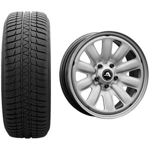 Roata completa Mazda CX-5 - Janta otel ALCAR 132200 7x17 + anvelopa Iarna Sumitomo WT200 225/65R17 102H + Senzor presiune ALCAR