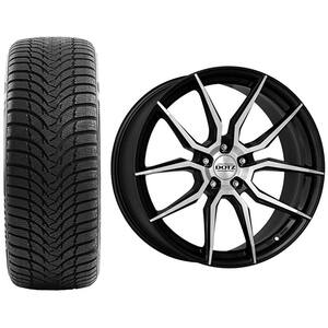 Roata completa Hyundai Kona - Janta aliaj Dotz Misano Dark 7.5x17 + anvelopa iarna Kumho WP51 215/50R17 95H  + Senzor presiune ALCAR 