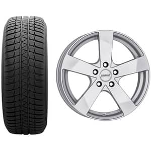 Roata completa Mazda 3 - Janta aliaj Dezent TD 6.5x16 + anvelopa iarna Sumitomo WT200 205/60R16 96H + Senzor presiune ALCAR 