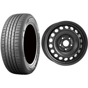 Roata completa VW Golf 7, Skoda Octavia 3, Seat Leon - Janta otel ALCAR 7755, 5x112, 15 inch + Anvelopa vara Kumho ES31 195/65R15 91H