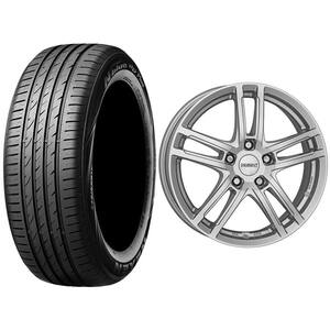 Roata completa Renault Clio RJA - Janta aliaj Dezent TZ 4x100, 16 inch + Anvelopa vara Nexen N'blue HD Plus 195/55R16 87V