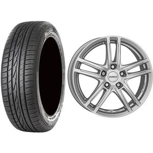 Roata completa Hyundai i20 - Janta aliaj Dezent TZ 4x100, 15 inch + Anvelopa vara Sumitomo BC100 185/65R15 88T + Senzor presiune ALCAR 