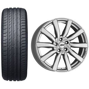 Roata completa Hyundai Tucson - Janta aliaj AEZ Reef si 5x114.3, 19 inch + Anvelopa vara Nexen N'Fera Sport 245/45R19 102Y + Senzor presiune ALCAR 