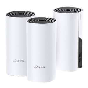 Sistem Wireless Mesh TP-LINK Deco M4 AC1200, Dual Band 300 + 867 Mbps, 3 buc, alb