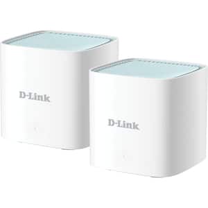Sistem Wireless Mesh D-LINK EAGLE PRO AI AX1500, Dual Band 300 + 1201 Mbps, 2 buc, alb