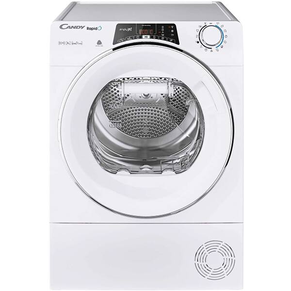 Uscator De Rufe Candy Ro H10a2tcex S Pompa De Caldura Wi Fi 10kg 14 Programe Clasa
