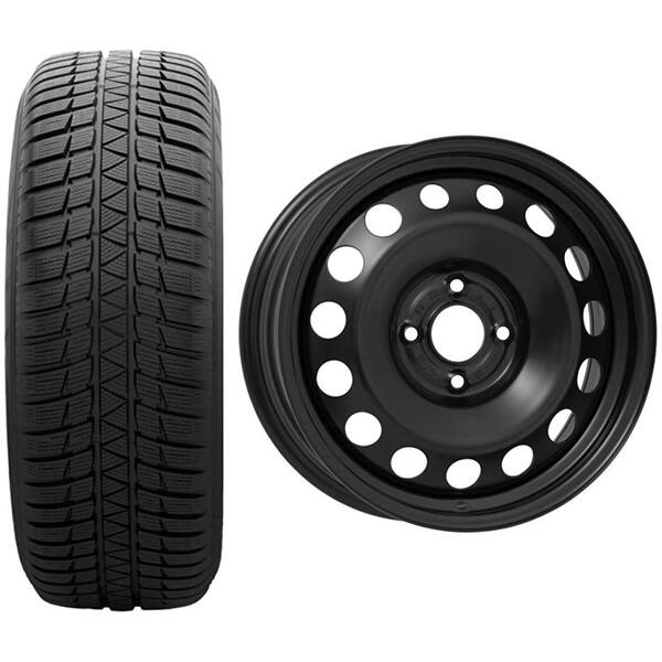 Roata completa Ford Ecosport - Janta otel ALCAR 7442 6.5x16 + anvelopa Iarna Sumitomo WT200 205/60R16 96H + Senzor presiune ALCAR