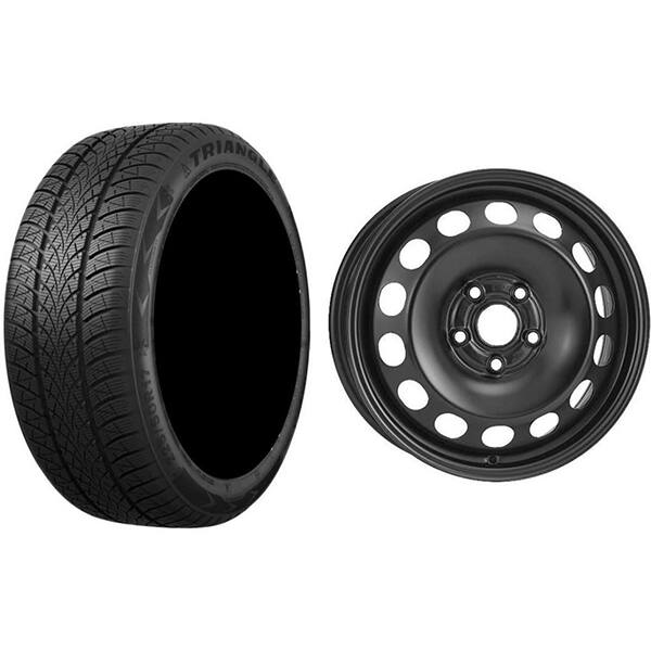 Roata completa VW Golf 7, Skoda Octavia 3, Seat Leon - Janta otel ALCAR 8247 6x16 + anvelopa Iarna Triangle TW401 205/55R16 94V/XL