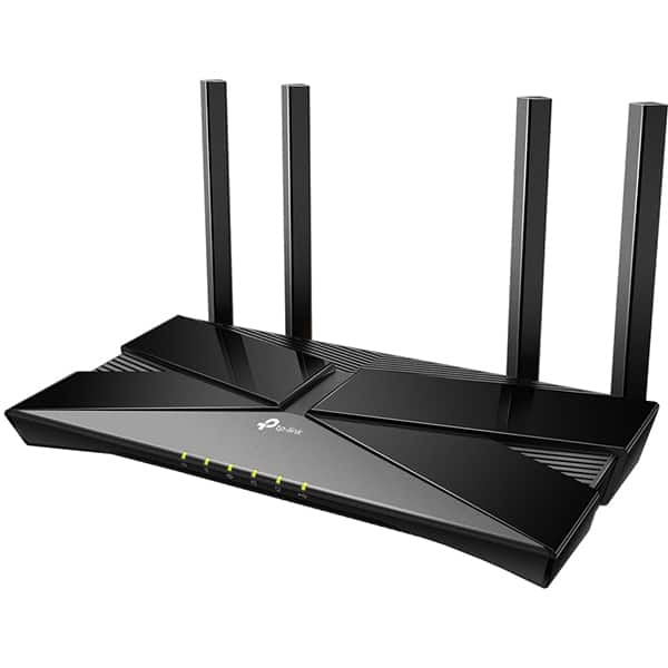 Router Wireless Gigabit TP-LINK Archer AX20, Wi-Fi 6, Dual-Band 574 + 1201 Mbps, USB 2.0, negru