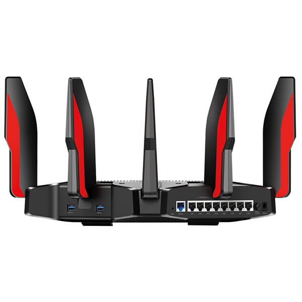 Router Wireless Gigabit TP-LINK Archer C5400X, Tri-Band 1000 + 2167 + 2167 Mbps, negru