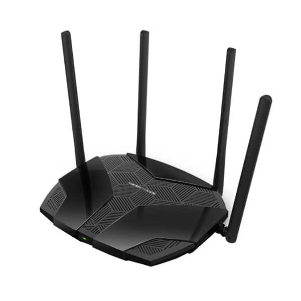 Router Wireless Gigabit MERCUSYS AX1800 MR70X, Wi-Fi 6, Dual-Band 574 + 1201 Mbps, negru