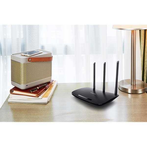 Router Wireless TP-LINK TL-WR940N, 450Mbps, WAN, LAN, negru