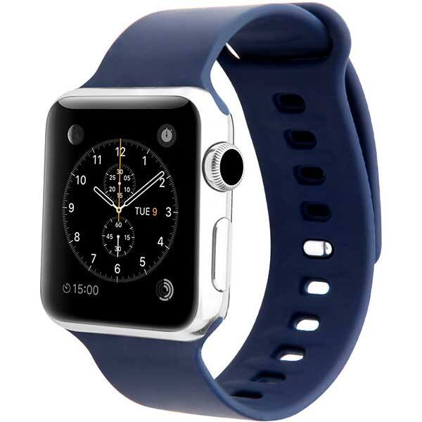 Bratara pentru Apple Watch 38mm Medium Large PROMATE Rarity 38ML silicon albastru